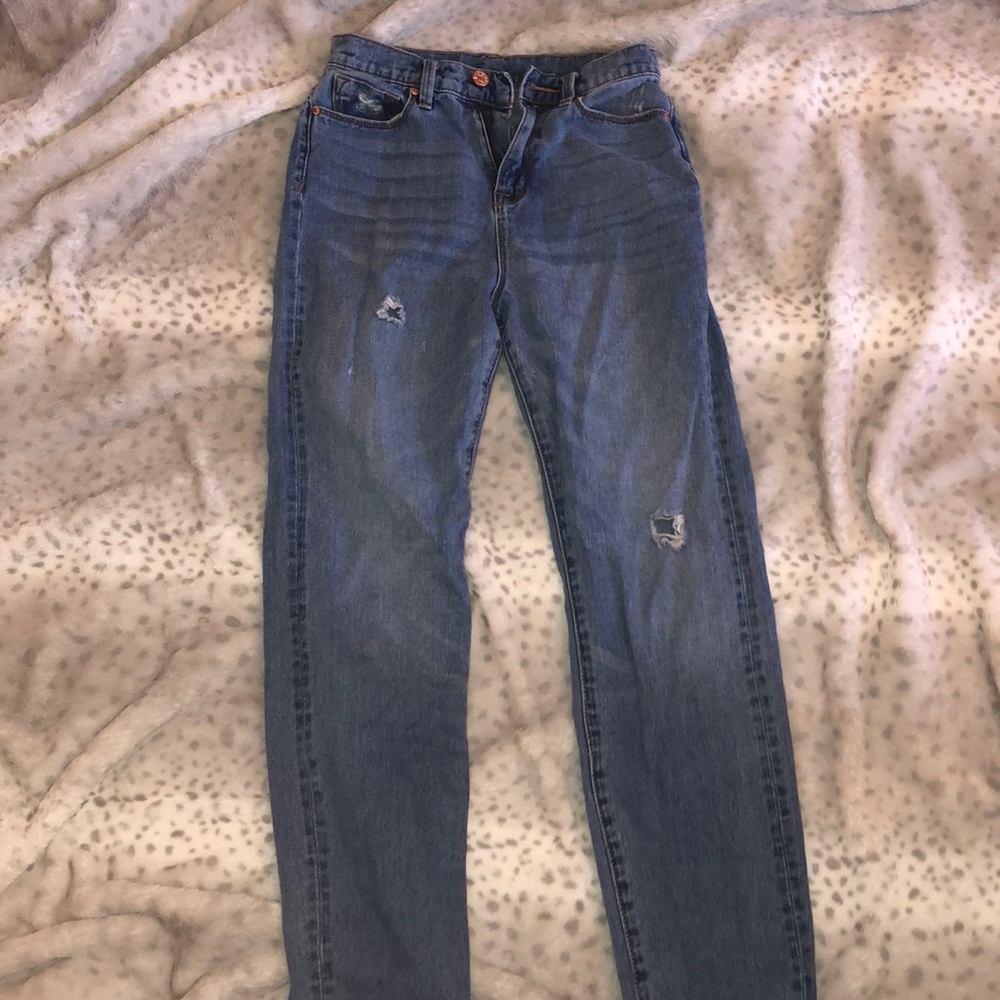 High rise mom jeans
